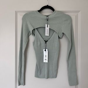 Shrug and sweat cami set